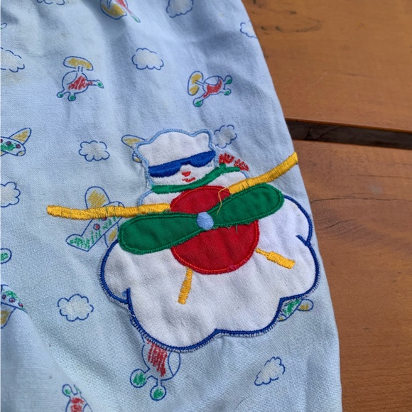 Vintage “Pilot” Overalls Sz 6-9M - Picture 4 of 7